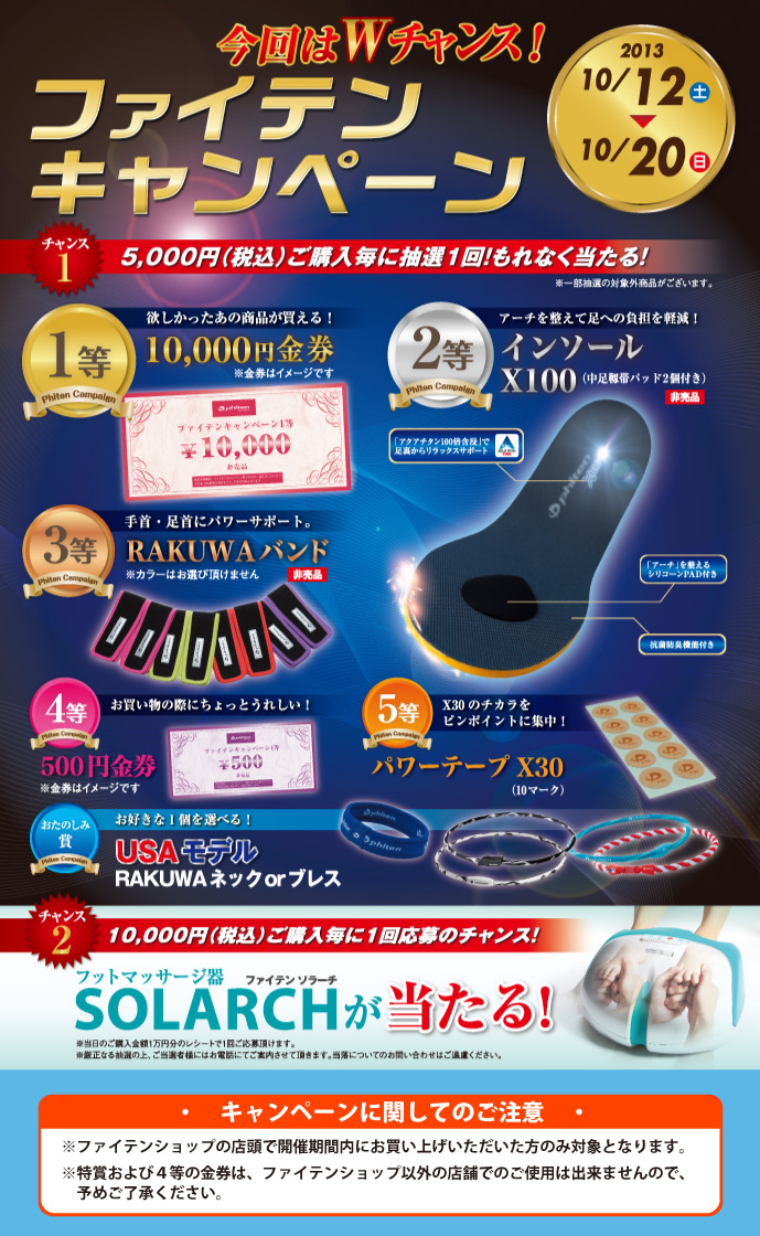 ファイテンキャンペーン