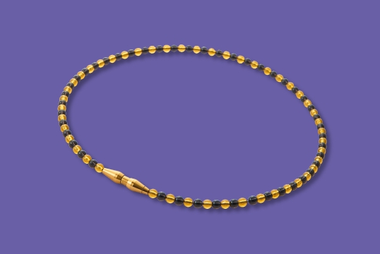 RAKUWAネックレス EXTREME クリスタルタッチ（ゴールド/ブラック）