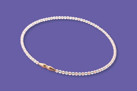 RAKUWAネックレス EXTREME クリスタルタッチ（ピンクゴールド/クリア ）