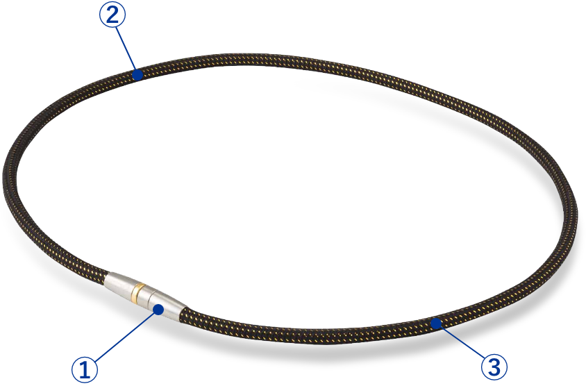 肩こり・首こりに効く！ファイテン RAKUWA 磁気チタンネックレス