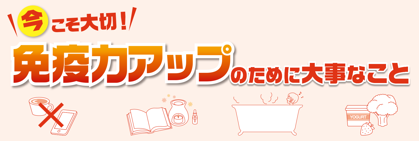 免疫力アップのために大事なこと【免疫を高める4項目】