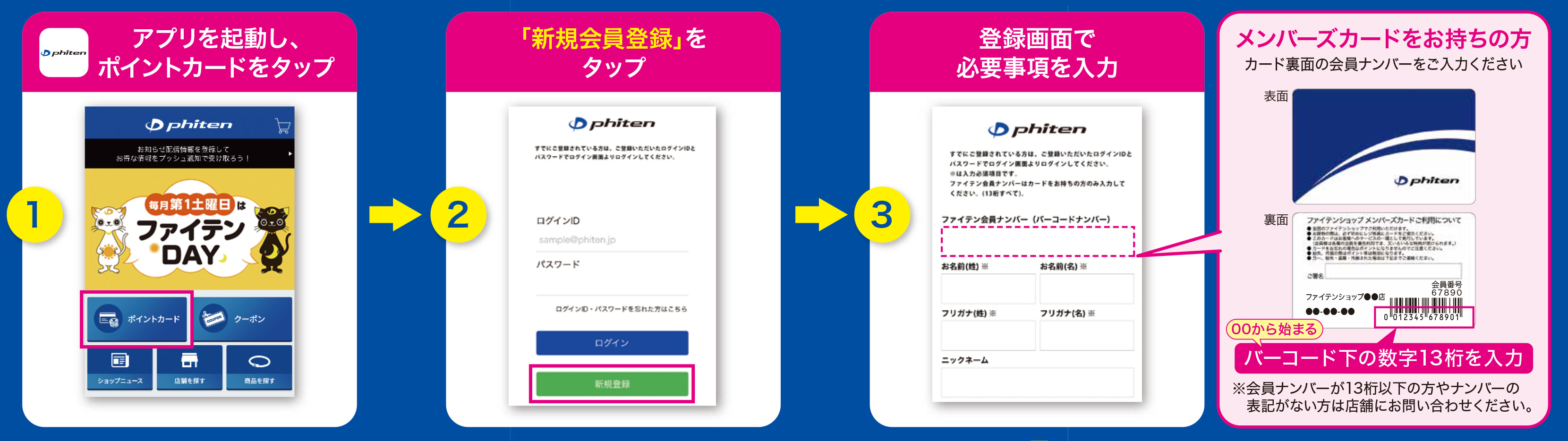 新規登録方法