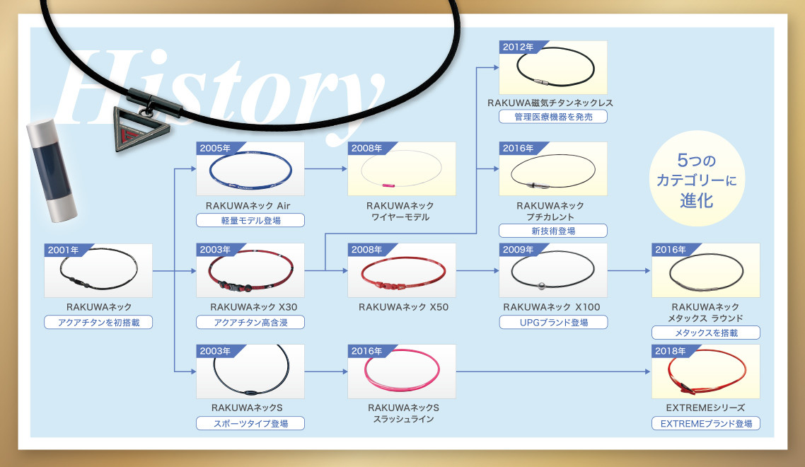 2001年に登場　進化し続け、広がるバリエーション