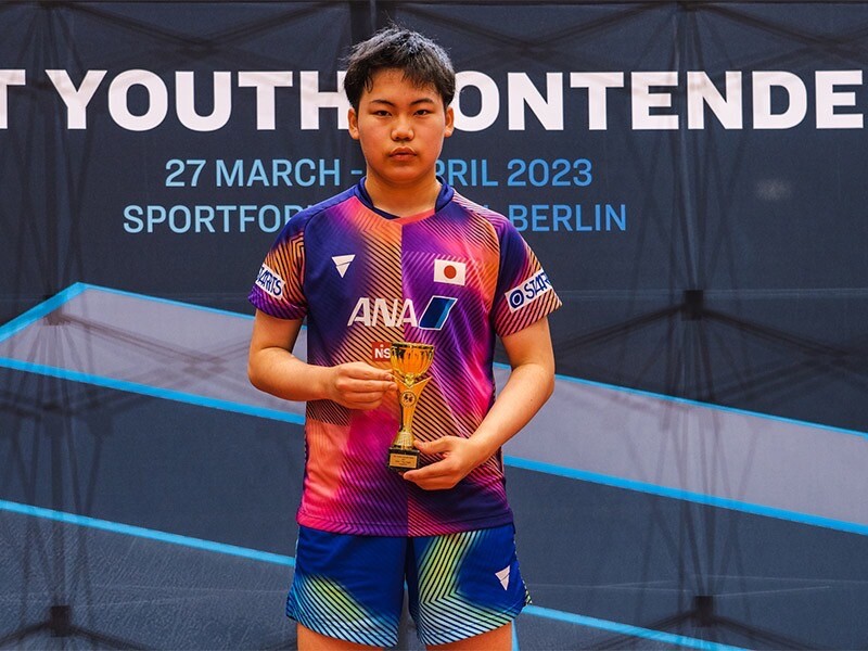 松島輝空選手「WTTユースコンテンダー ベルリン大会」U17男子シングルス優勝！