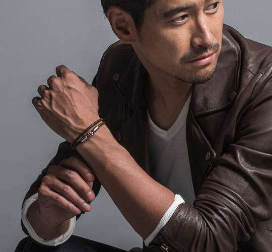 ファイテン RAKUWA X100 ブレスレット レザータッチモデル ファイテン